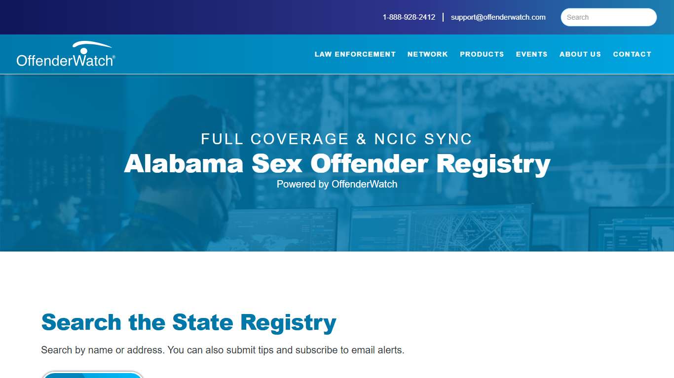 Alabama Sex Offender Registry | OffenderWatch Network